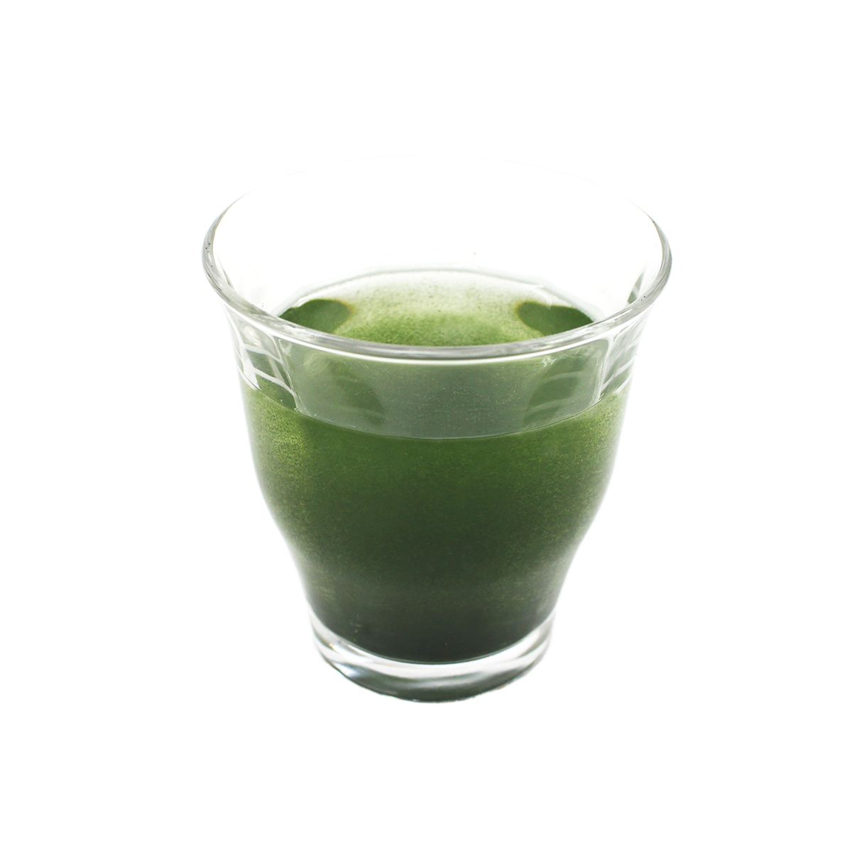 Sun Chlorella Powder drink in a glass
