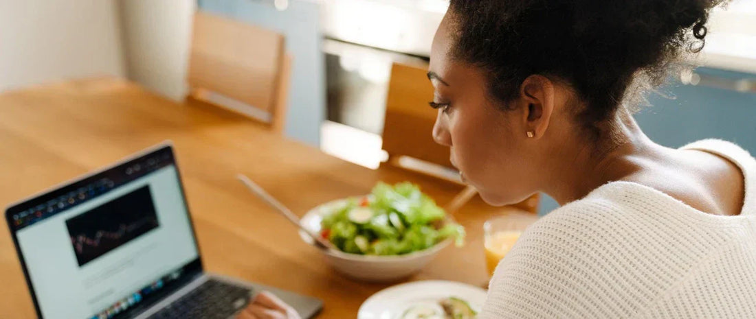 healthy meal as part of a balanced daily wellness routine