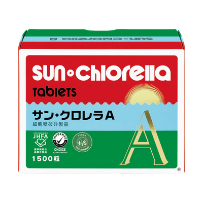 Sun Chlorella A Tablets 1500 Japanese package