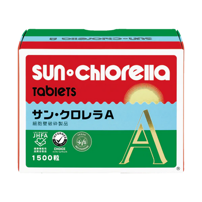Sun Chlorella A Tablets 1500 Japanese package