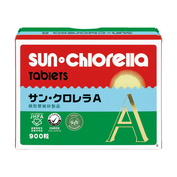 Sun Chlorella A Tablets 900 Japanese package