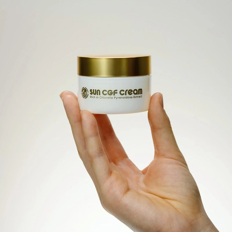 サンCGFクリーム – 輝く肌のためのクロレラフェイスクリーム