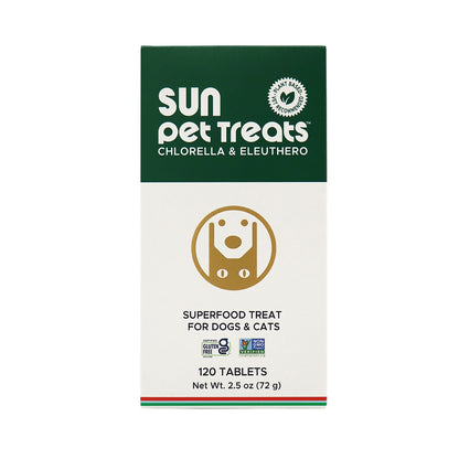 Sun Pet Treats – Chlorella & Eleuthero for Dogs & Cats